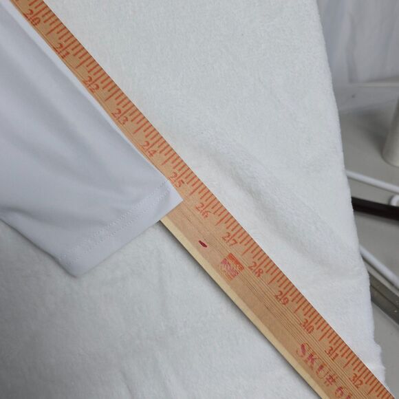 AG Adriano Green Label Men’s White Long-Sleeve Performance Golf Polo Medium - Picture 9 of 12